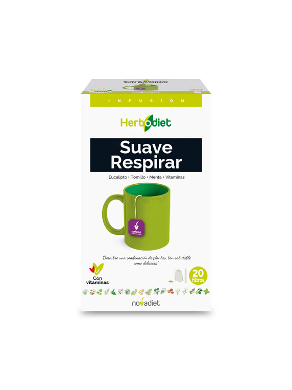 Herbodiet Suabe Respirar infusiones de NovaDiet, Herbolario Casillas