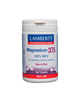 Magnesium 375 · Lamberts – 180 comprimidos