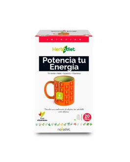 Herbodiet · Potencia tu Energía · NovaDiet · 20 infusiones